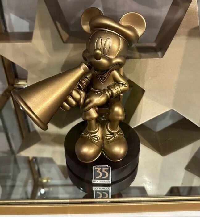 Disney Parks Mickey Director Statue Figure Hollywood Studios 35th Anniversary
