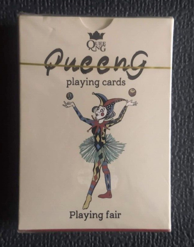 Queen G Playing Fair Playing Cards Sealed Box Women Equality