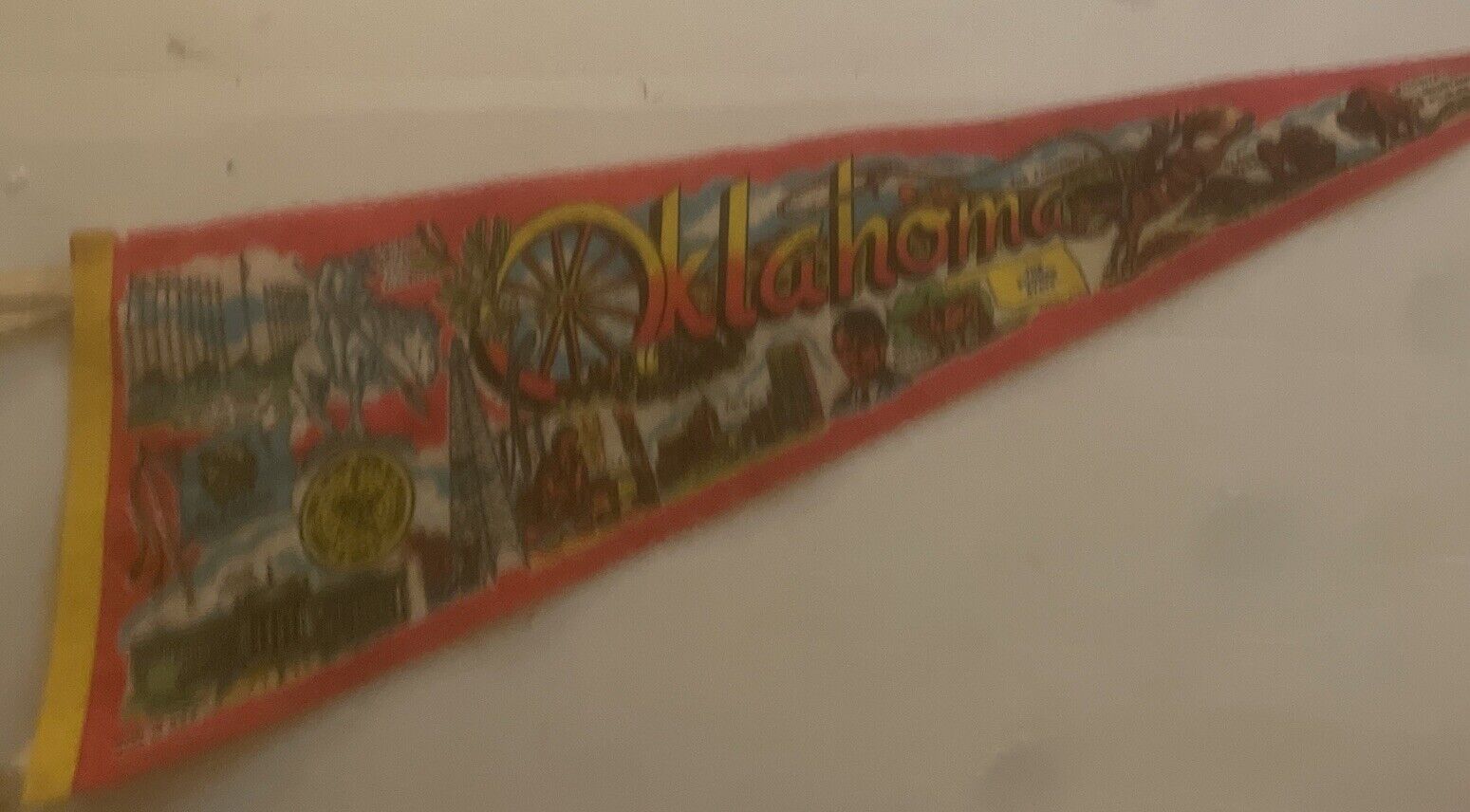 vintage oklahoma pennant