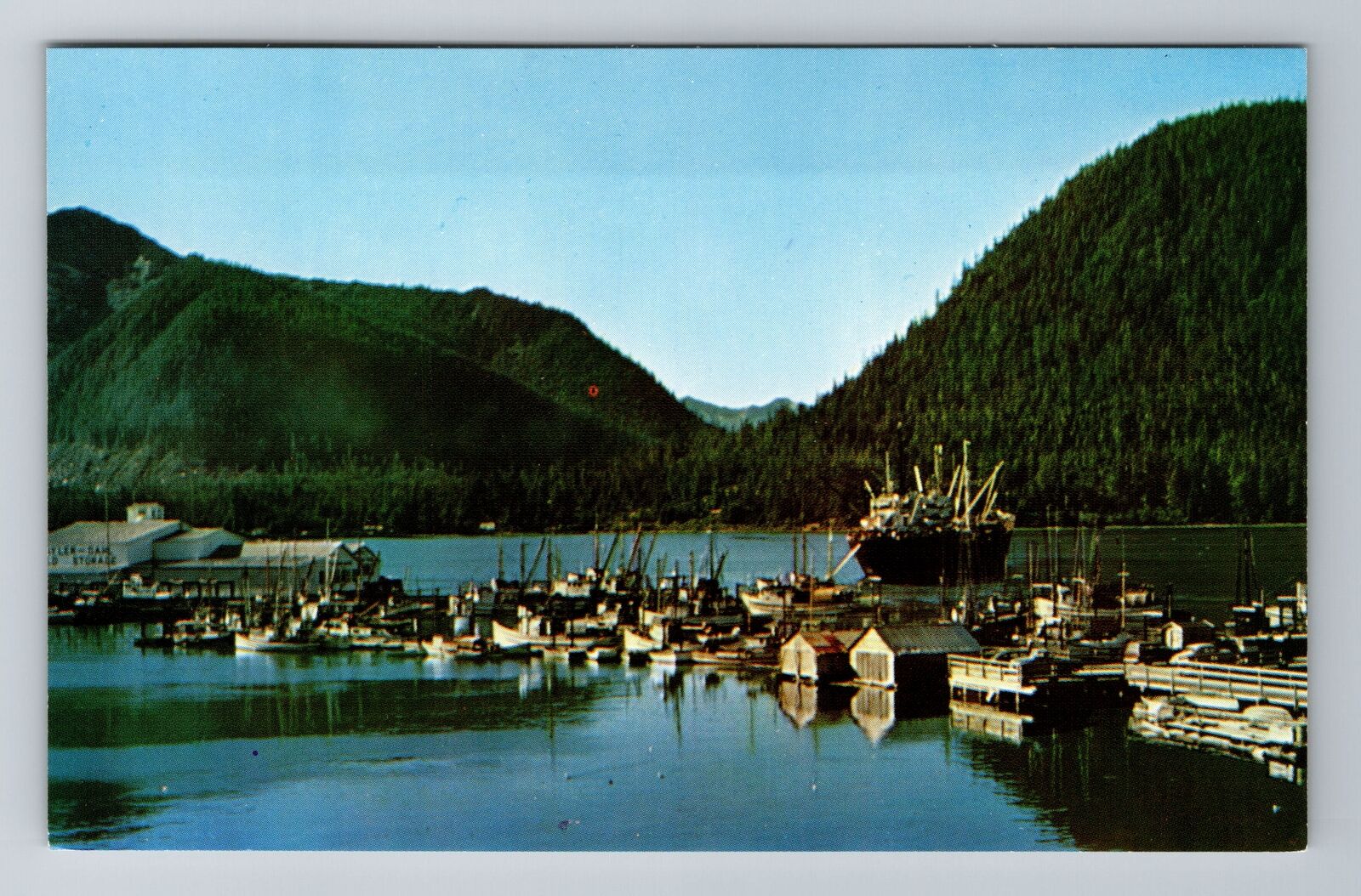 Petersburg, AK-Alaska, Harbor View Antique, Vintage Souvenir Postcard