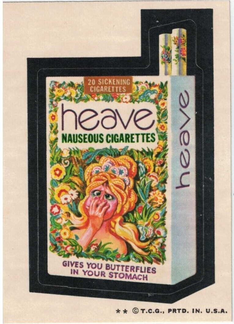 1974 Topps Original  Wacky Packages 4th Series Heave