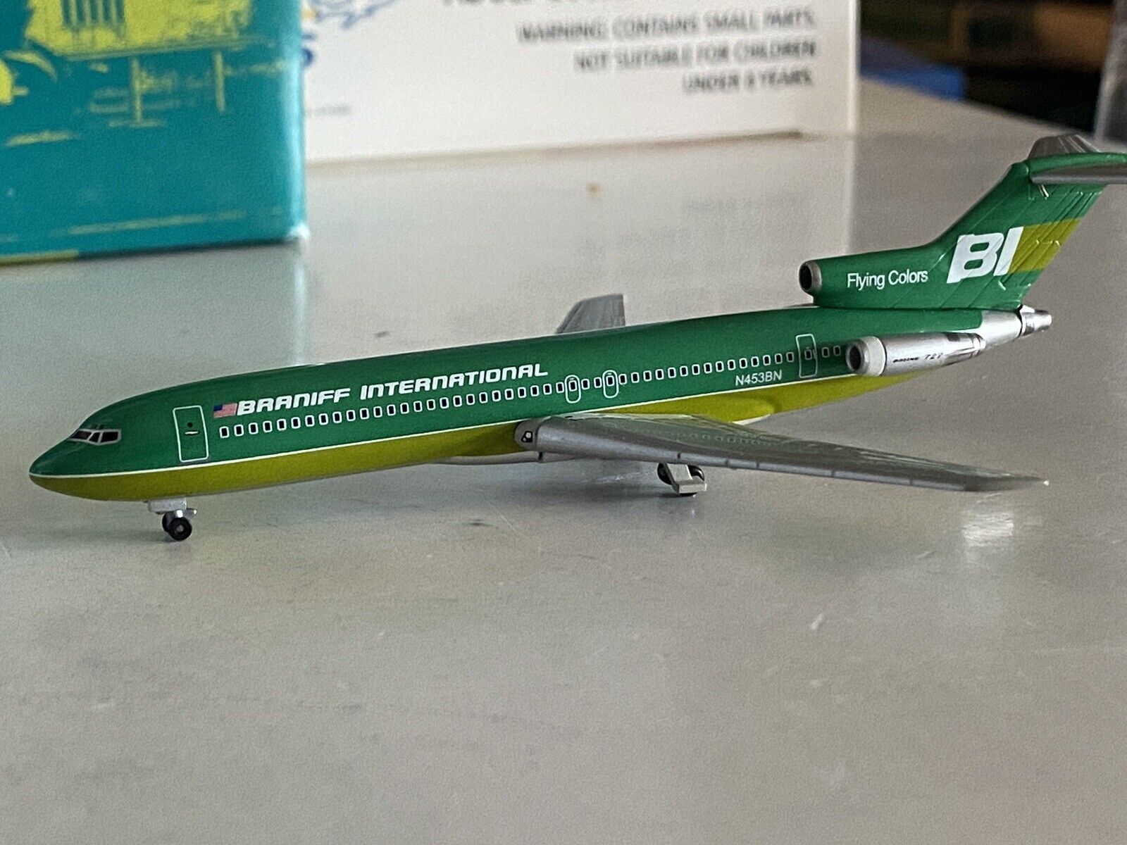 Jet-X Braniff International Boeing 727-200 1:400 N453BN JX031 Green