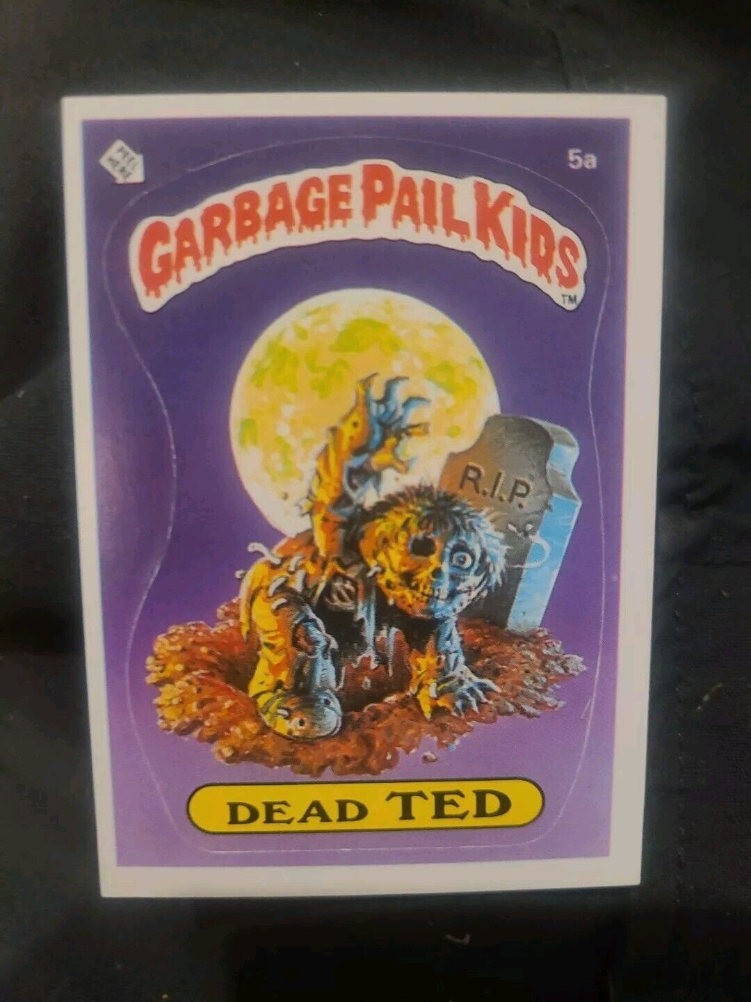GLOSSY SET BREAK 1985 Garbage Pail Kids OS1 - 5a Dead Ted Checklist EXMT