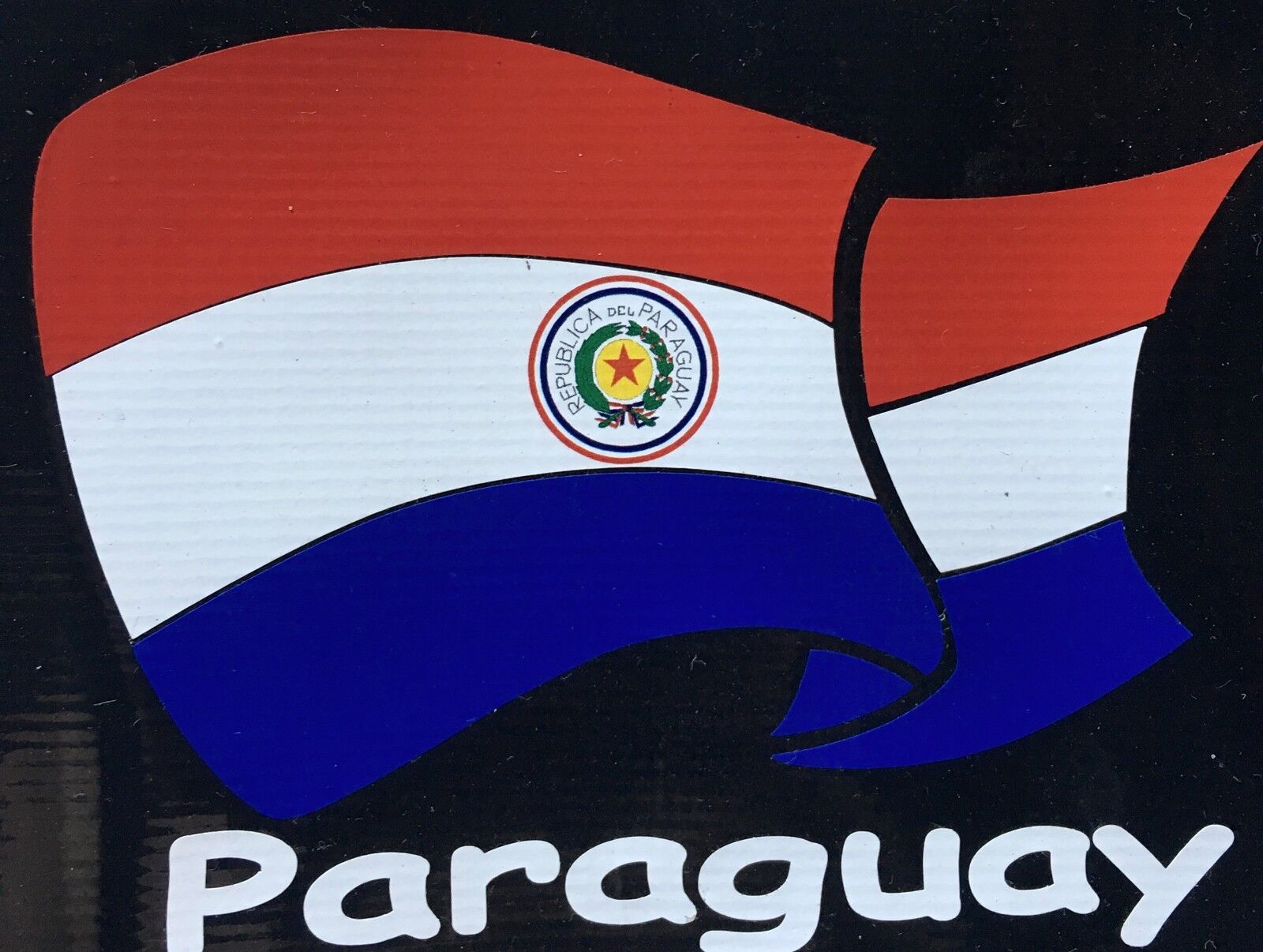 Paraguay Pride Paraguay National Flag Car Decal Sticker  