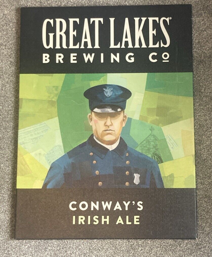 Great Lakes Brewing Company Cleaned Beer Sign Canvas 18x24