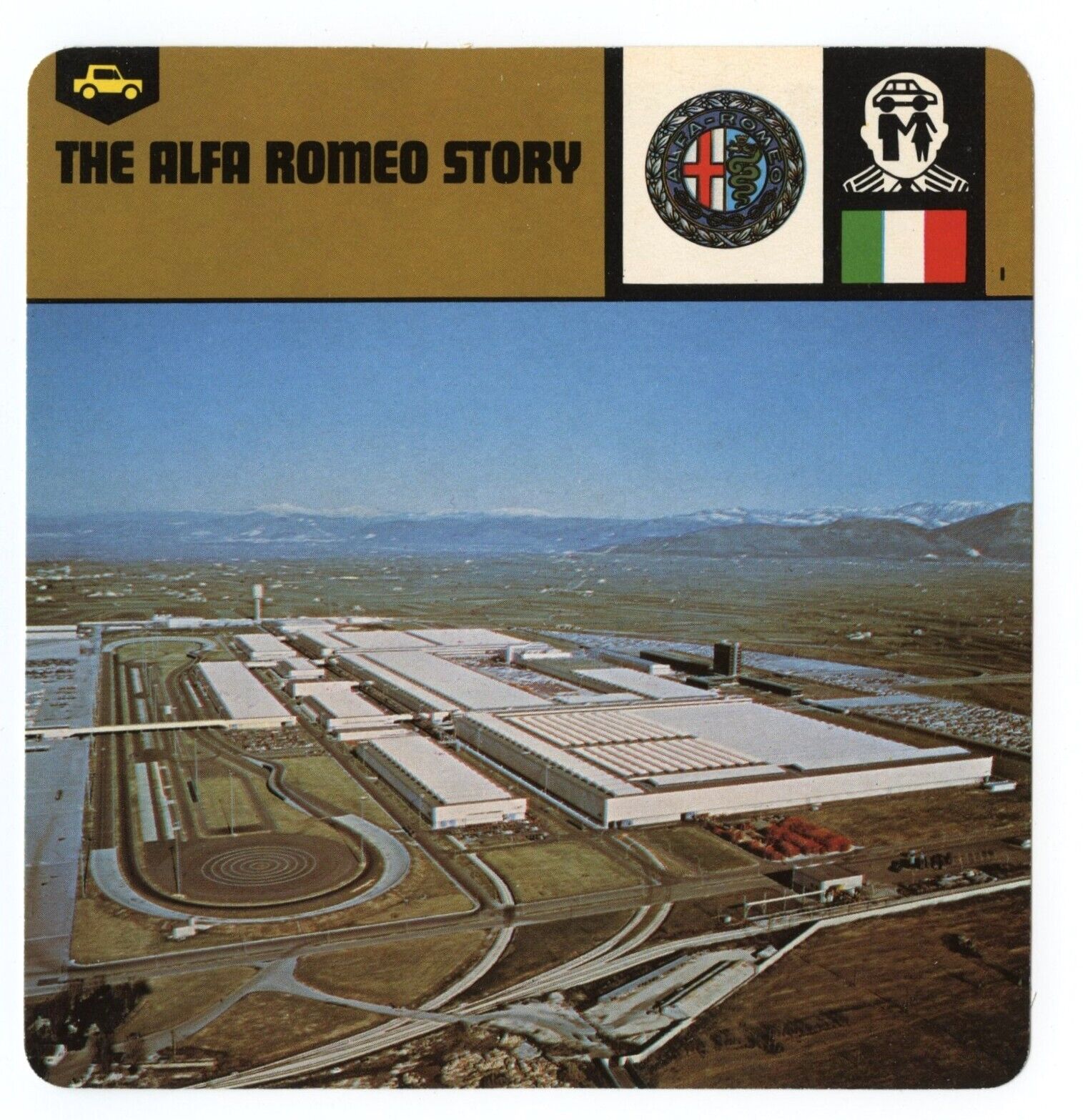 The Alfa Romeo Story - Social Aspects Auto Rally Edito Service SA Card