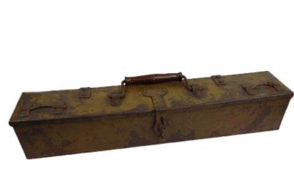 WWII Imperial Japanese 1939 Type 92 Heavy Machine Gun Toolbox - Rare Find