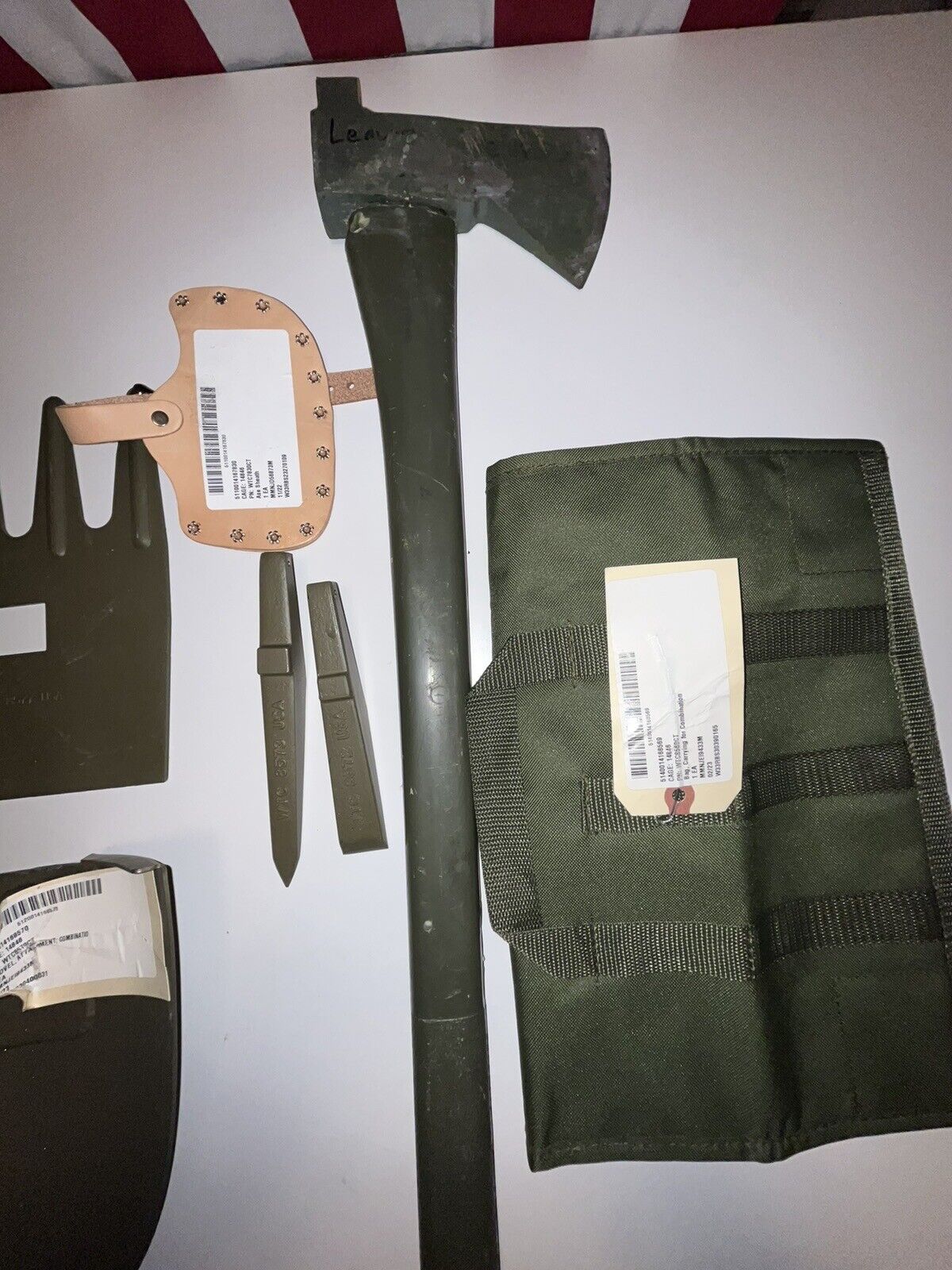 USGI Forrest Tool Co MAX Military Axe Tool W/ Shovel, Picks, and Rake Hoe Attach