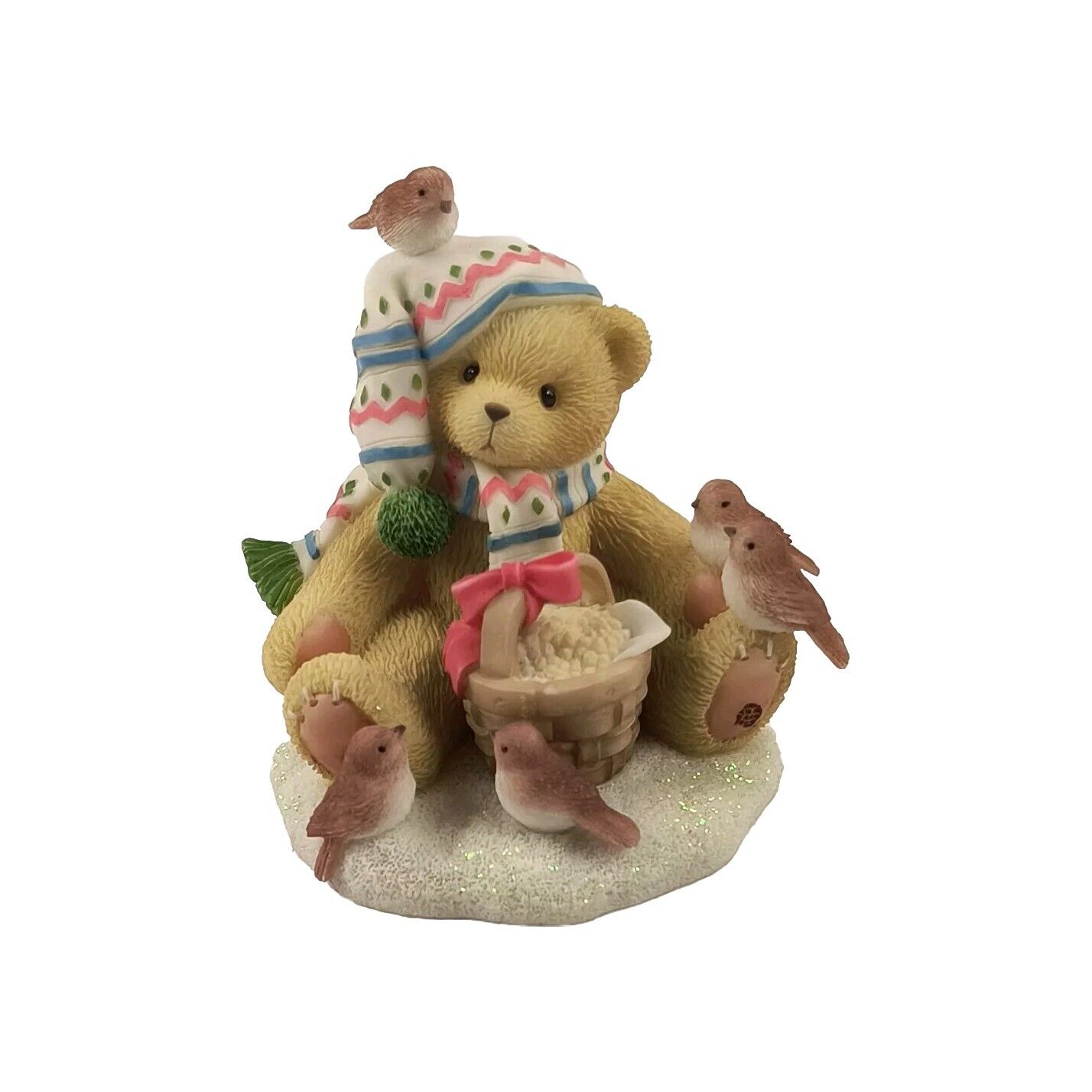 Vtg 1998 Enesco Cherished Teddies Bear Figurine Paul Christmas Limited Edition 