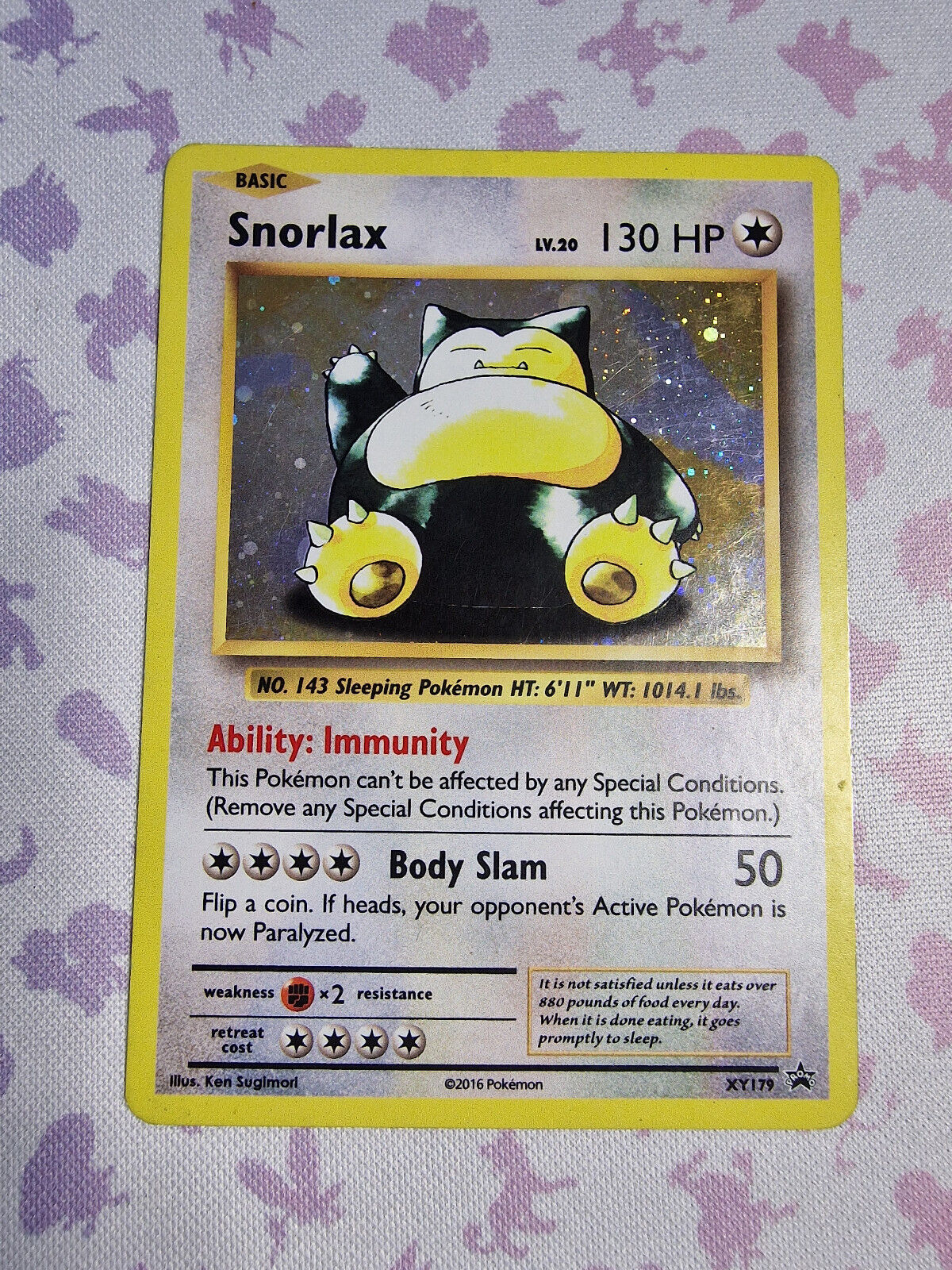 Pokemon TCG - Snorlax - XY Promo - XY179 MP