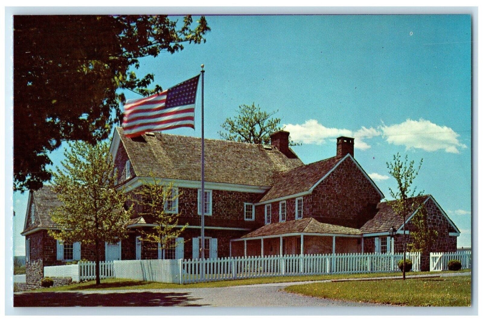 c1960 Pottsgrove Exterior Building Colonial Pottstown Pennsylvania PA Postcard