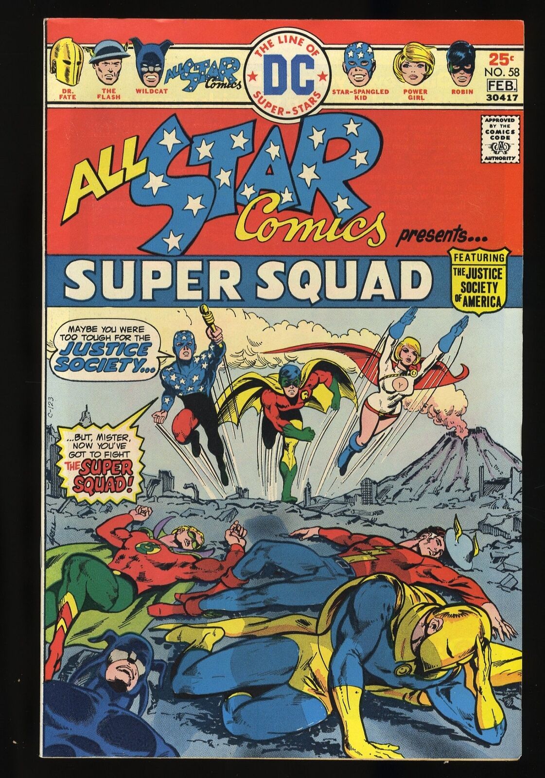 All-Star Comics #58 NM- 9.2 1st Appearance Power Girl  DC Comics 1976