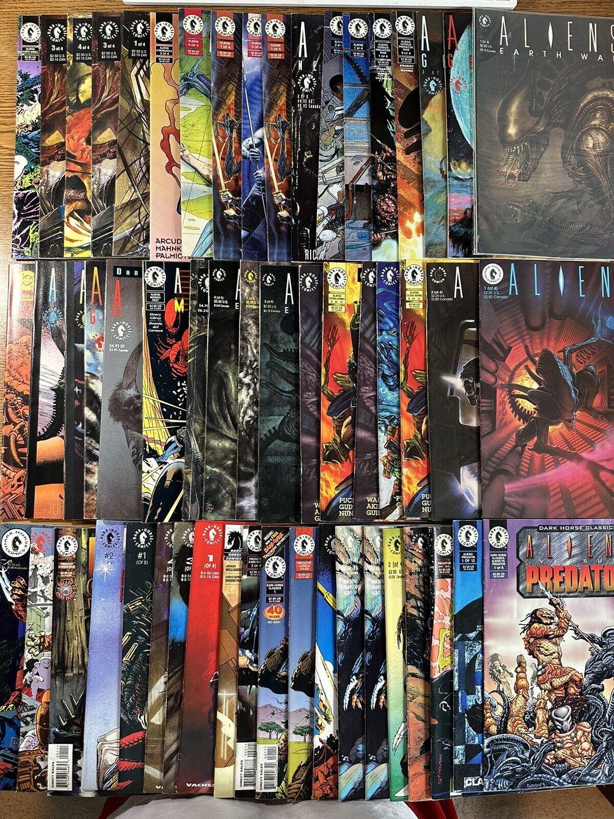 Alien Predator MASSIVE Comic Lot of 56 Dark Horse Comics 1st Print Vs Series