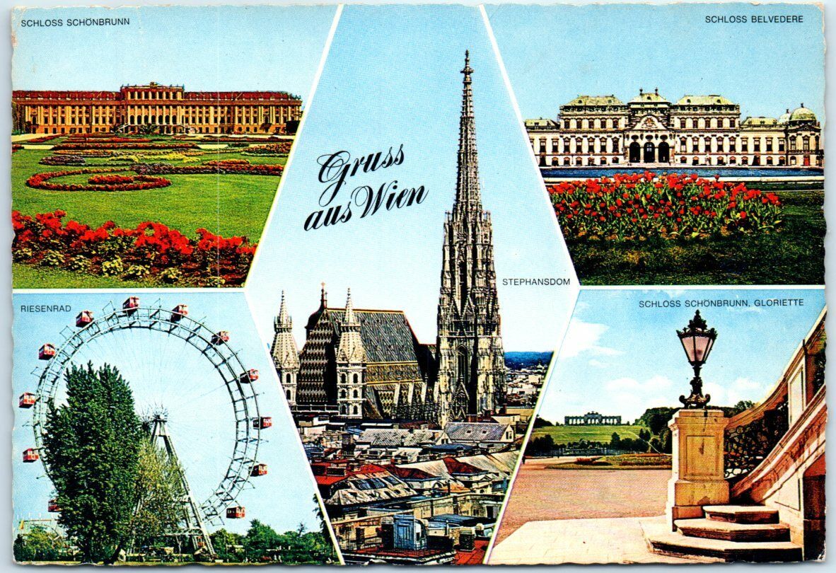 Postcard - Greetings from Vienna, Austria
