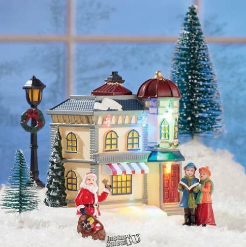 6-pc. Miniature Christmas Village Harvest Set
