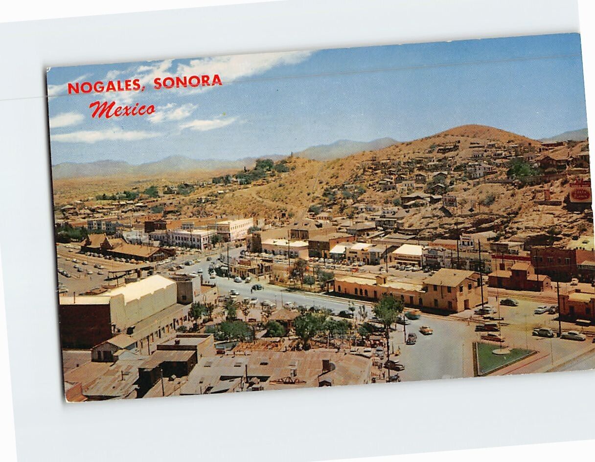 Postcard View in Nogales Sonora Mexico
