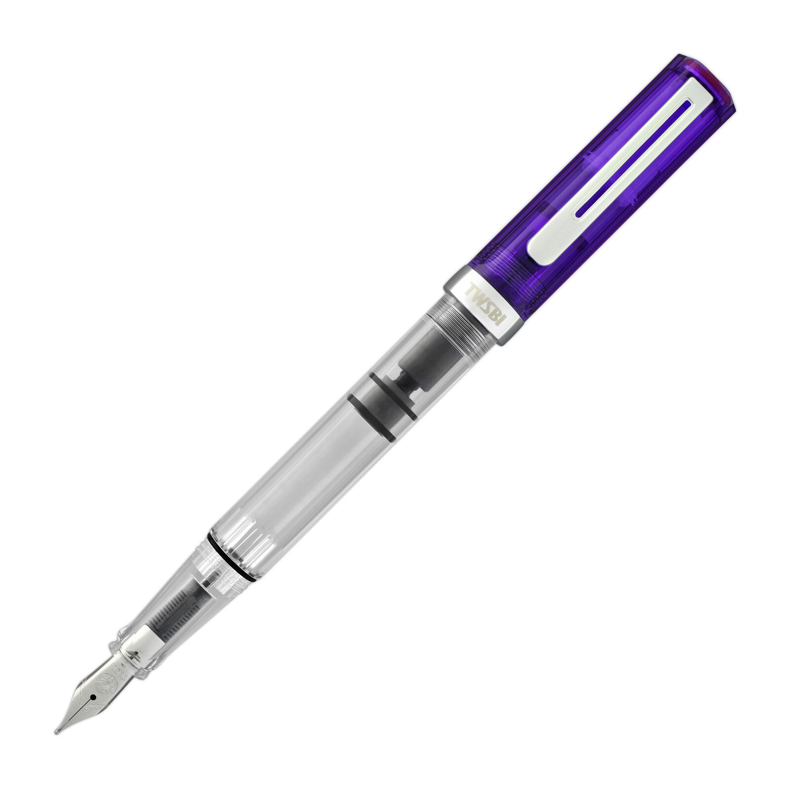 TWSBI Eco Fountain Pen in Transparent Purple Special Edition - Broad Point NEW