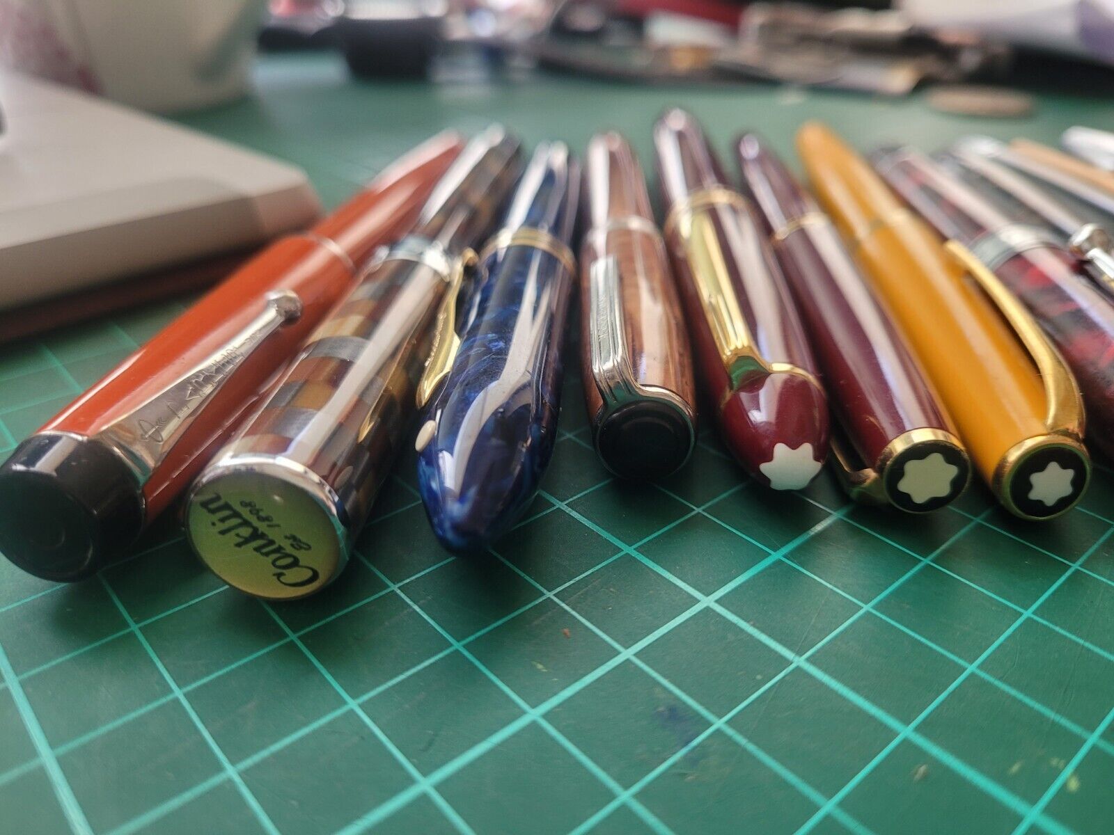 Pen Collection Mont blonc. Conklin. Maybe Todd. Cross. Faber Castell. Parker. Sh