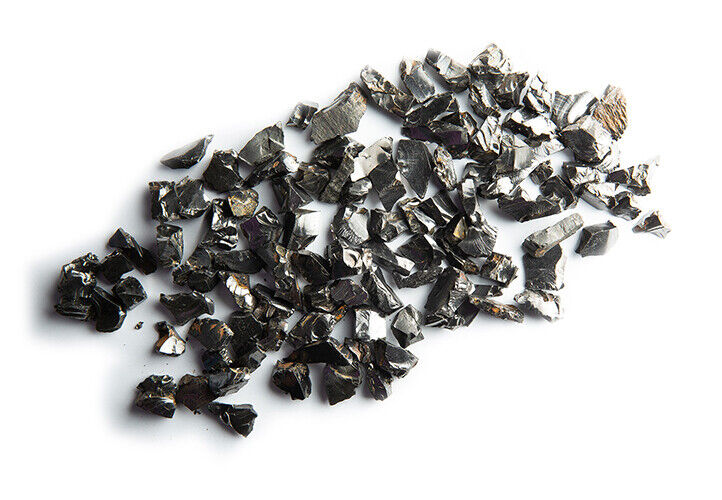 Elite Shungite stones Crystals, 100 gr 1-5 gr. C60 Detox from Karelia Russia