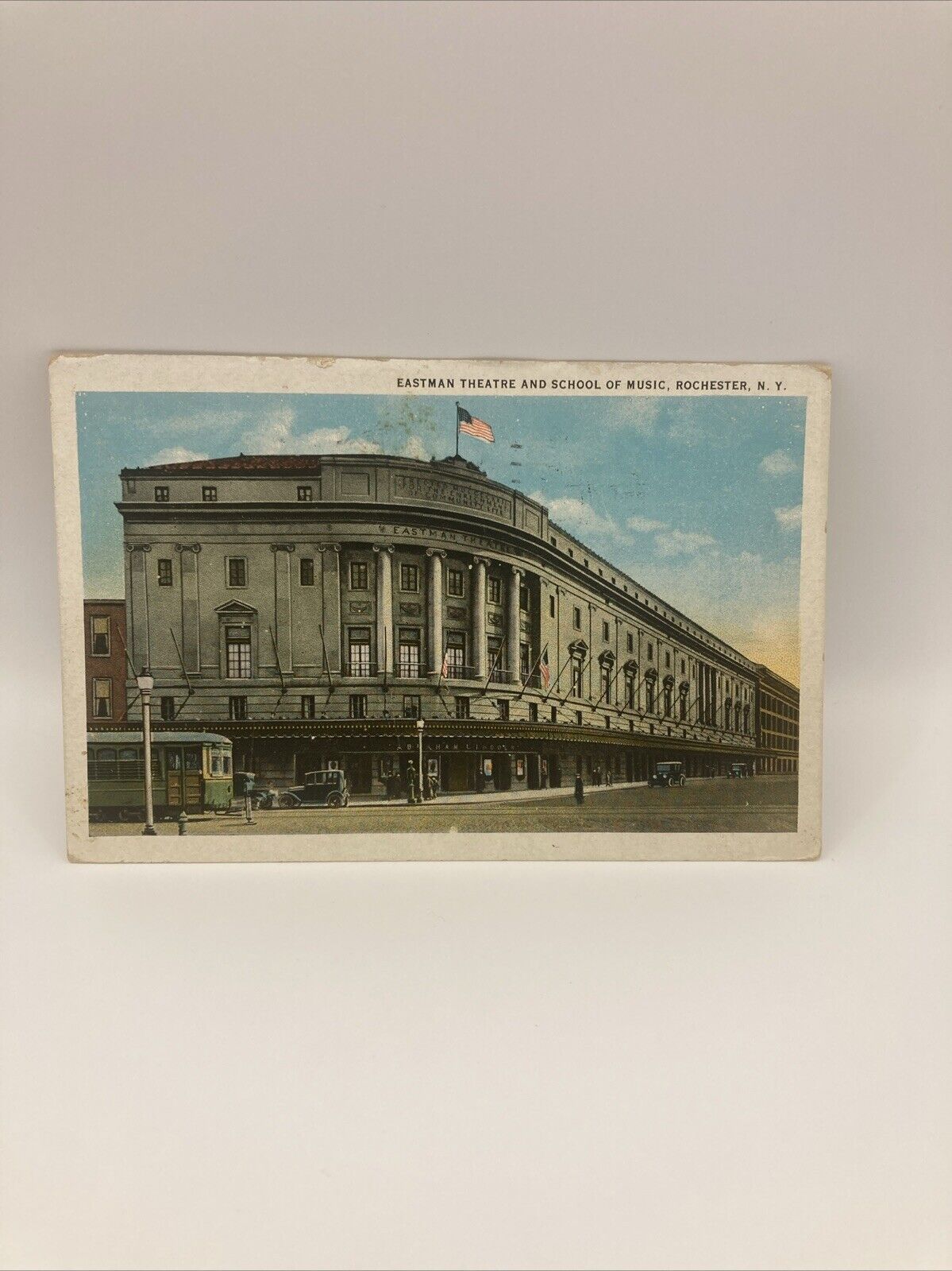 Vintage Postcard Eastman Theatre And School Of Music, Rochester, N.Y.