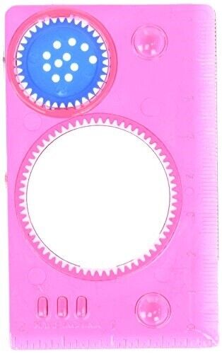 U.S. Toy 6059 Plastic Spiro Stencils For Arts And Crafts, 3-1/2