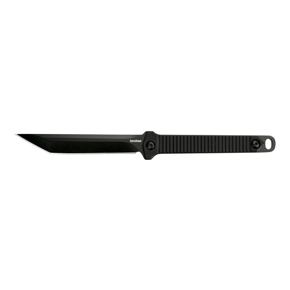 Kershaw Black Dune Full Tang Edc Neck Fixed Blade Knife  Sheath - 4008X