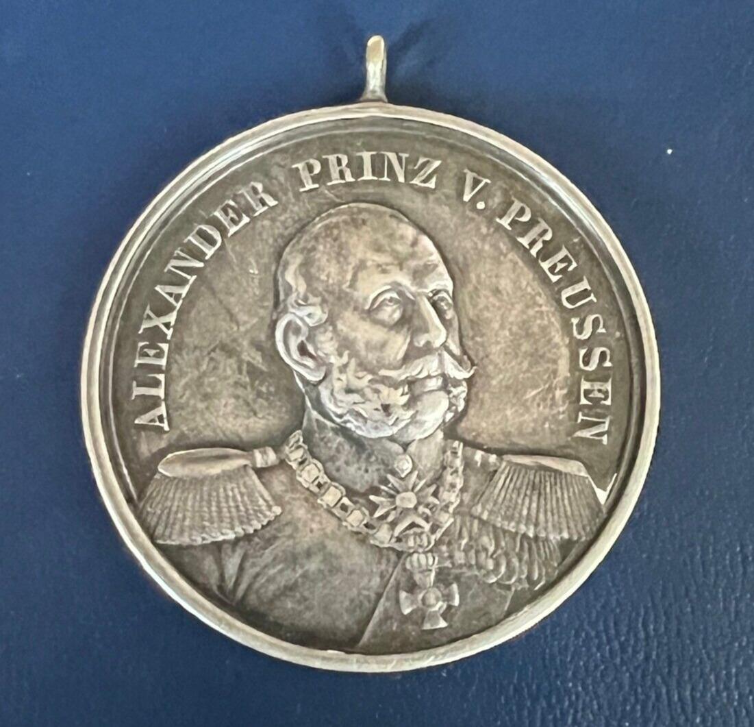 SILVER SHOOTING PRIZE MEDAL of the Infantry Regiment Prince Alexander of Prussia