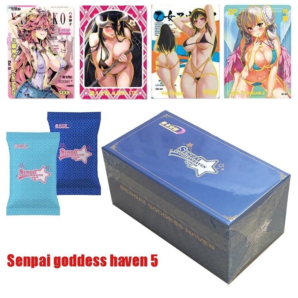 Goddess Story Senpai Goddess Haven 5 Display 18 Pack 90 Pcs Manga Waifu Sealed