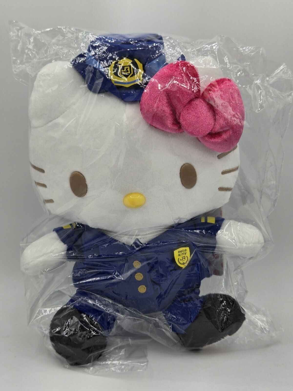 Limited Edition Sanrio Hello Kitty JR Shinkansen Haruka Japan Rail Plush Doll