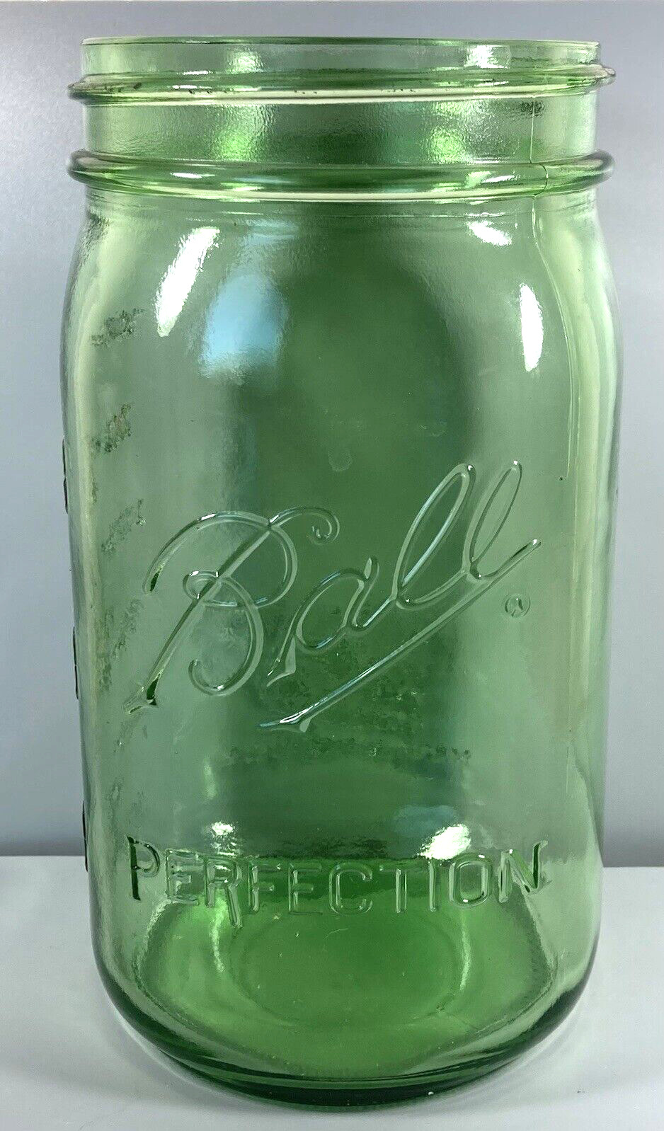 Ball Perfection Green Mason Jar 1913-1915 100 Years American Heritage Wide Mouth