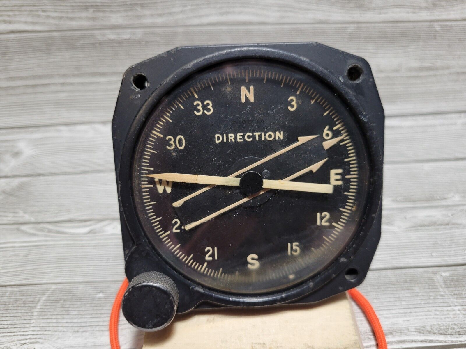 Pioneer Bendix Aviation Magnesyn Indicator Remote Indicating Compass Untested