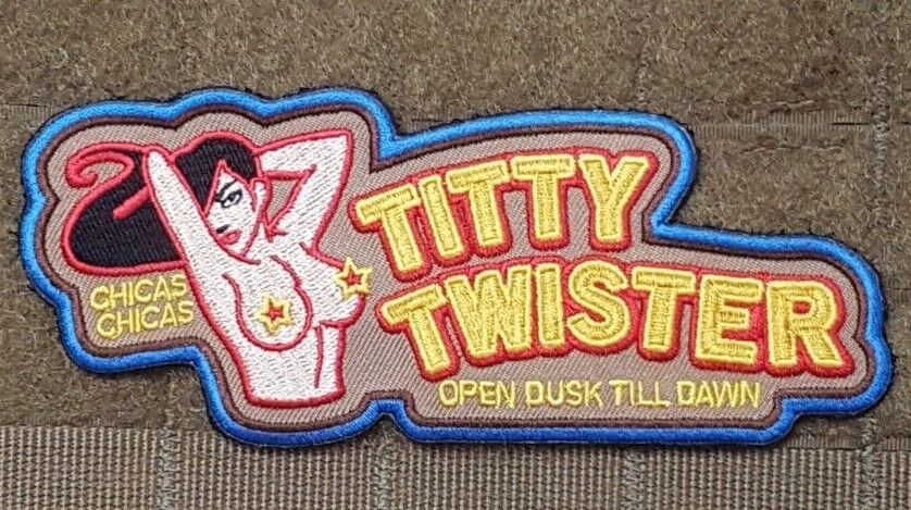 Titty Twister Strip Club Gelsoft Airsoft Morale Patch