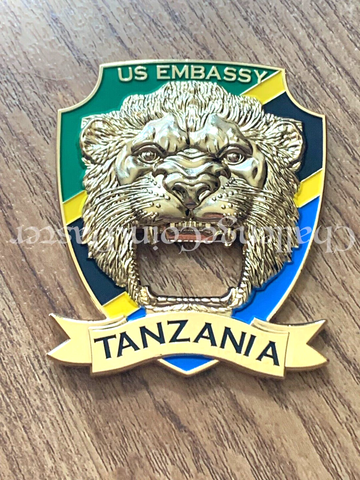 E88 Marine Security Guard Detachment Dar Es Salaam Tanzania Challenge Coin Lenaj