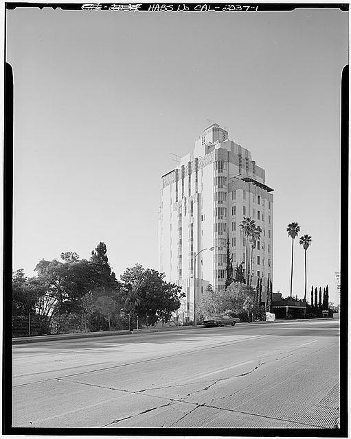 Sunset Tower Apartments,8358 Sunset Boulevard,Los Angeles,California,CA,HABS,1