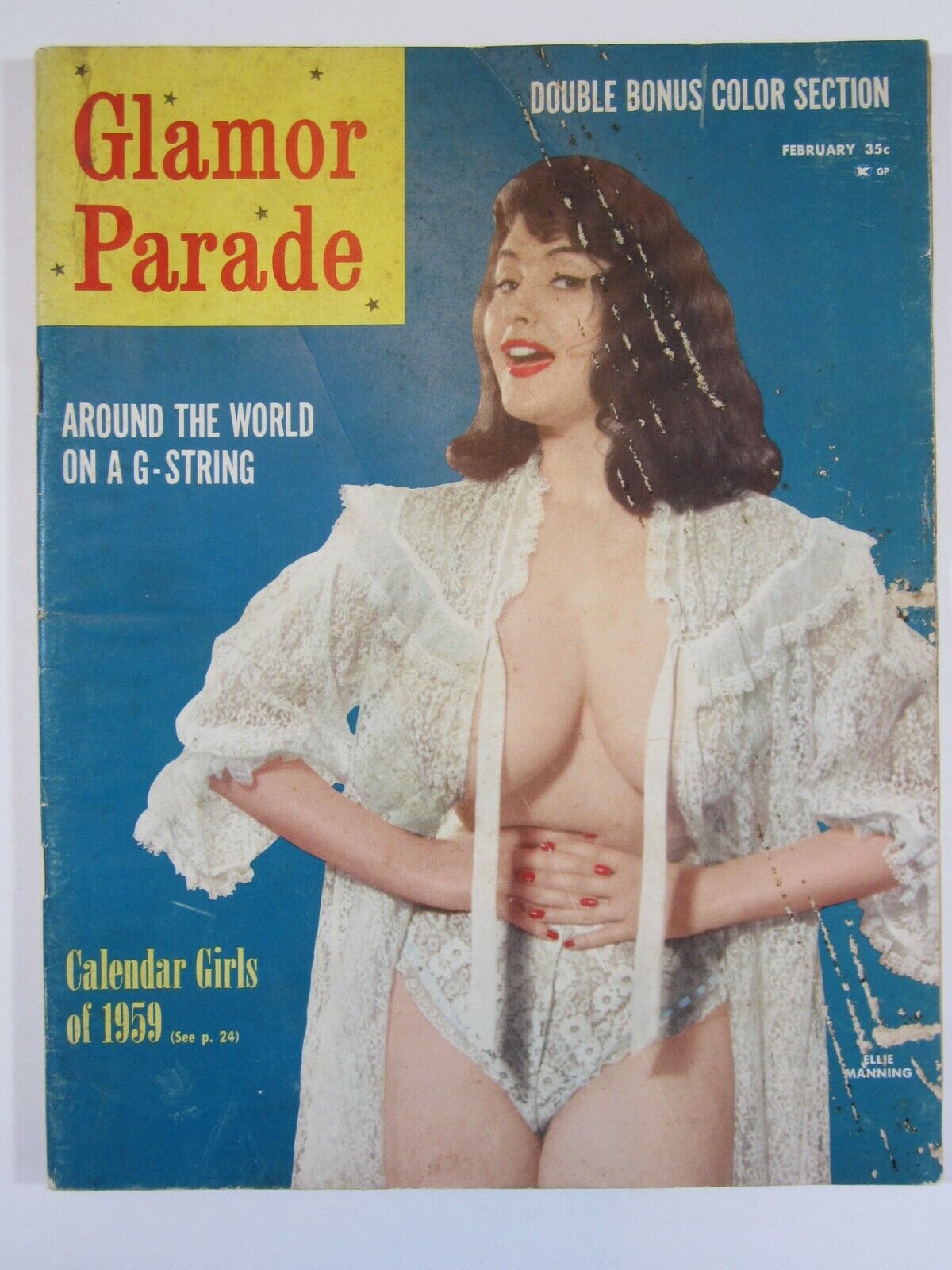 Glamor Parade Vol. 2 #5, February, 1959  VG   Amazing Betty Page Centerfold