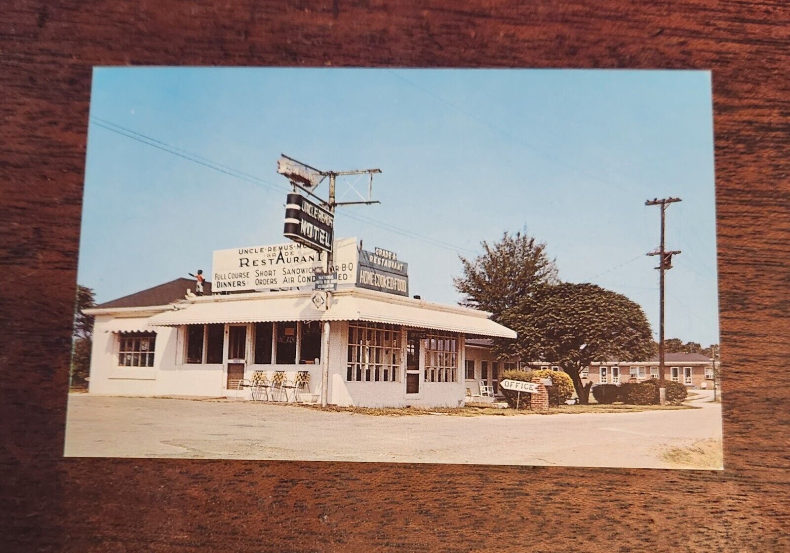 c1950\'s Uncle Remus Motel & Restaurant Commerce Georgia GA Postcard