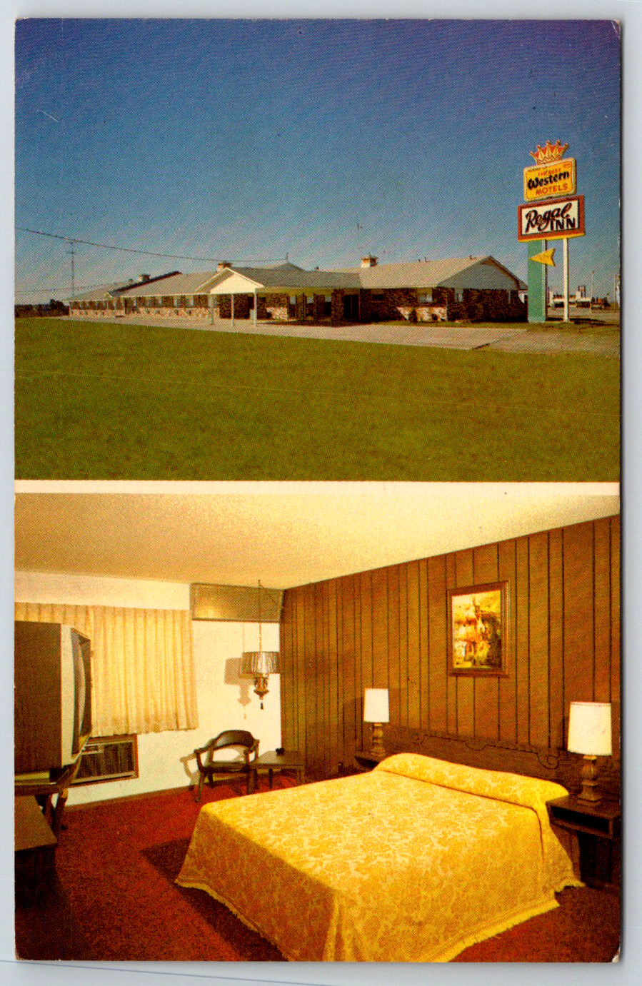 c1960s Regal Inn Osceola Iowa Hotel Vintage Postcard