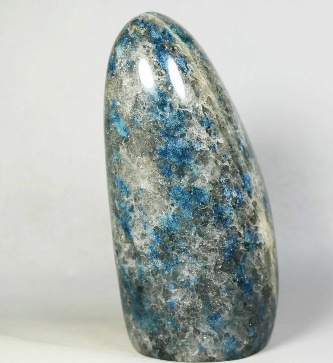 2.41lb Natural Blue AZURITE in K2 JASPER Granite Quartz Crystal Stone