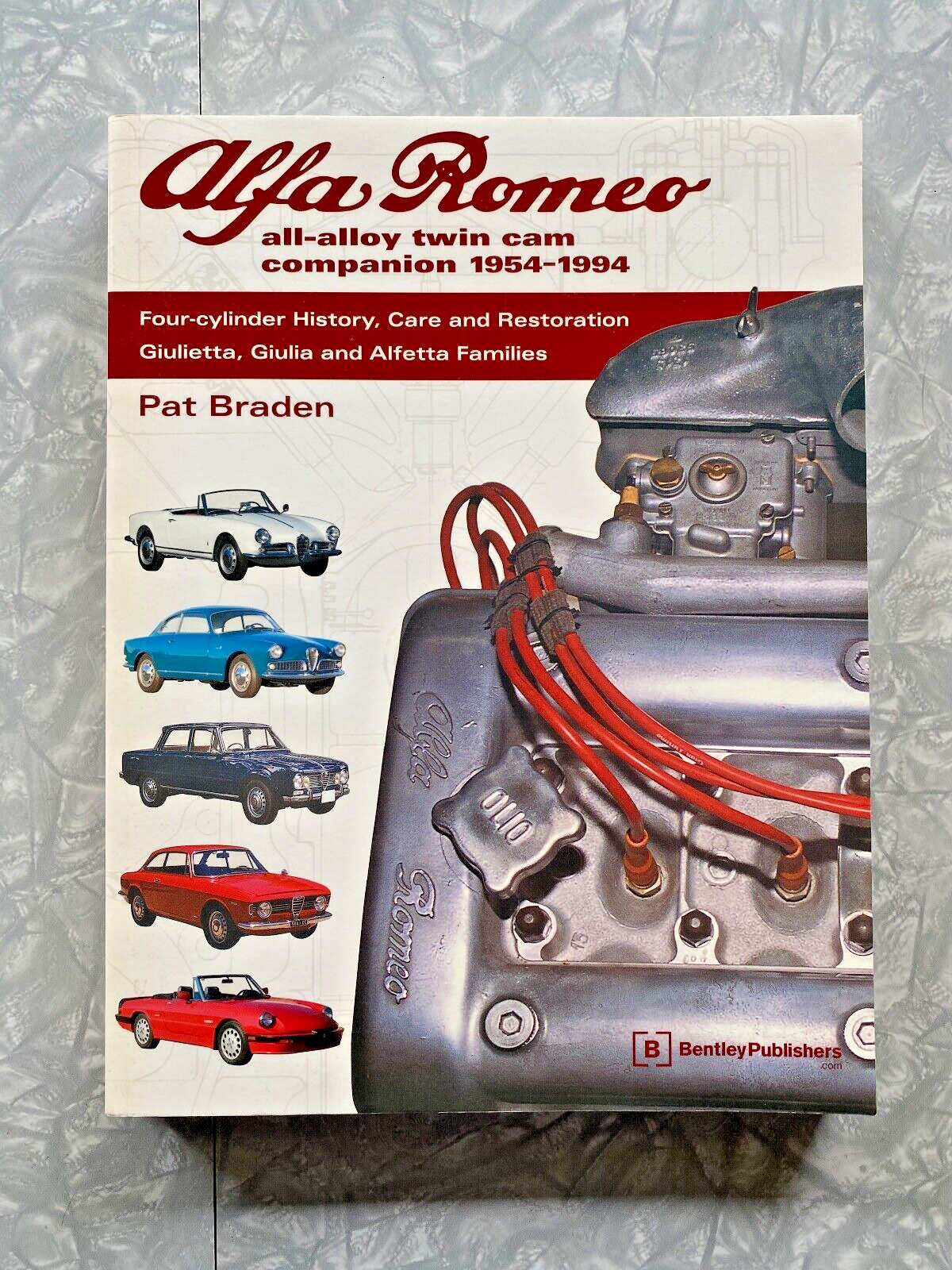 Alfa Romeo All-Alloy Twin Cam Companion 1954-1994 Book by Pat Braden