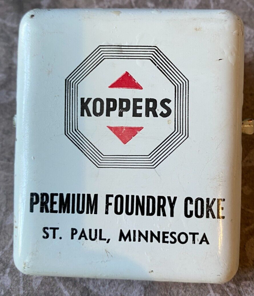 Vintage KOPPERS Premium Foundry Coke Spring Advertising Clip/Clamp St. Paul, MN