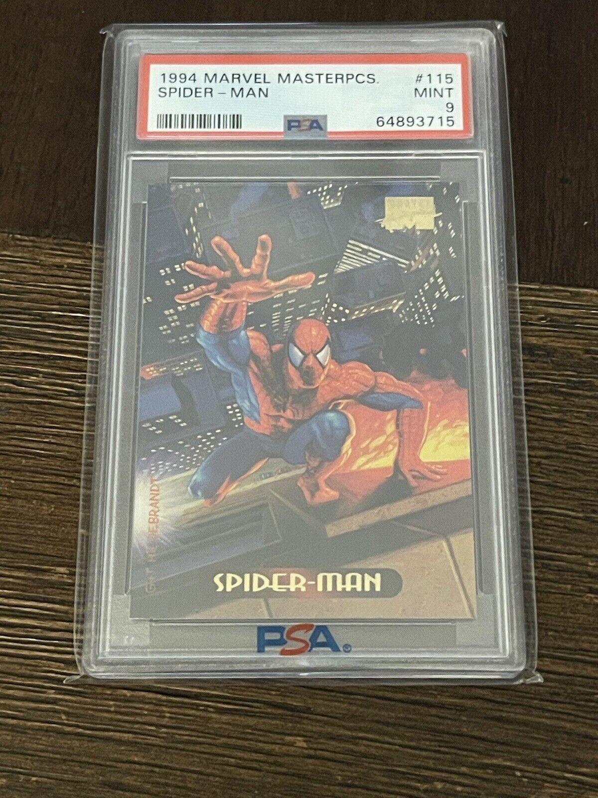 1994 Marvel Masterpieces Spider-Man  #115 PSA 9 💥