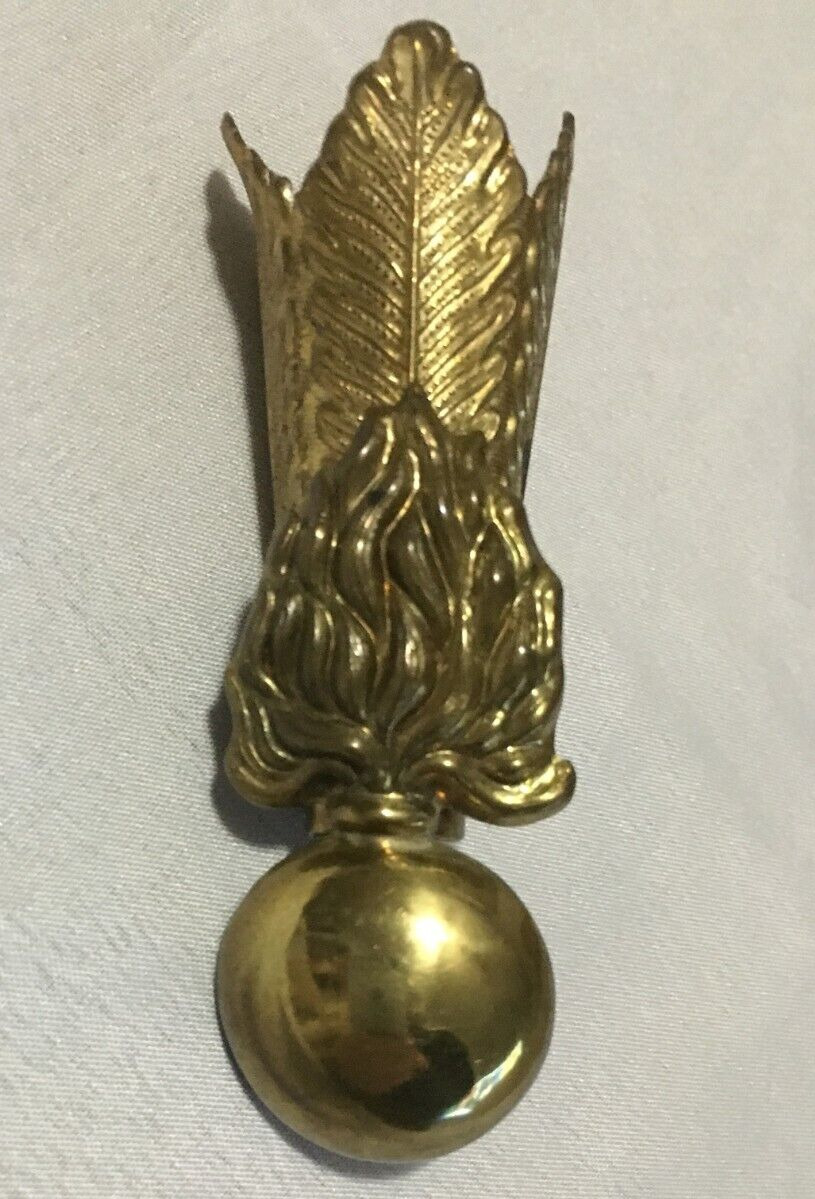 Shako Plume Holder Indian Wars 1800s U.S. Army insignia brass