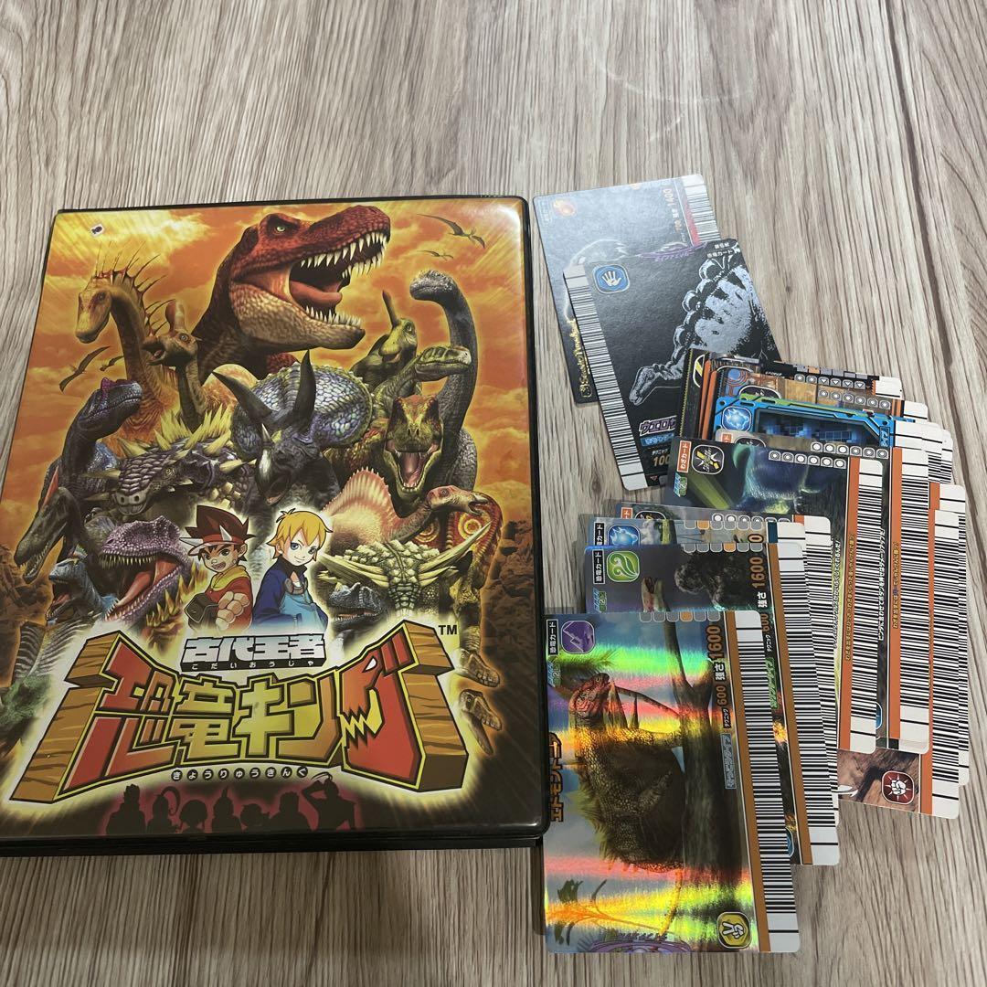 Ancient King Dinosaur King Card File Heisei Retro SEGA 142 pieces Bulk sale