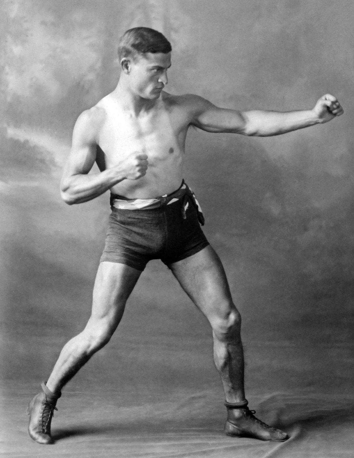 1910-1915 Boxer Jack White Vintage/ Old Photo 8.5\