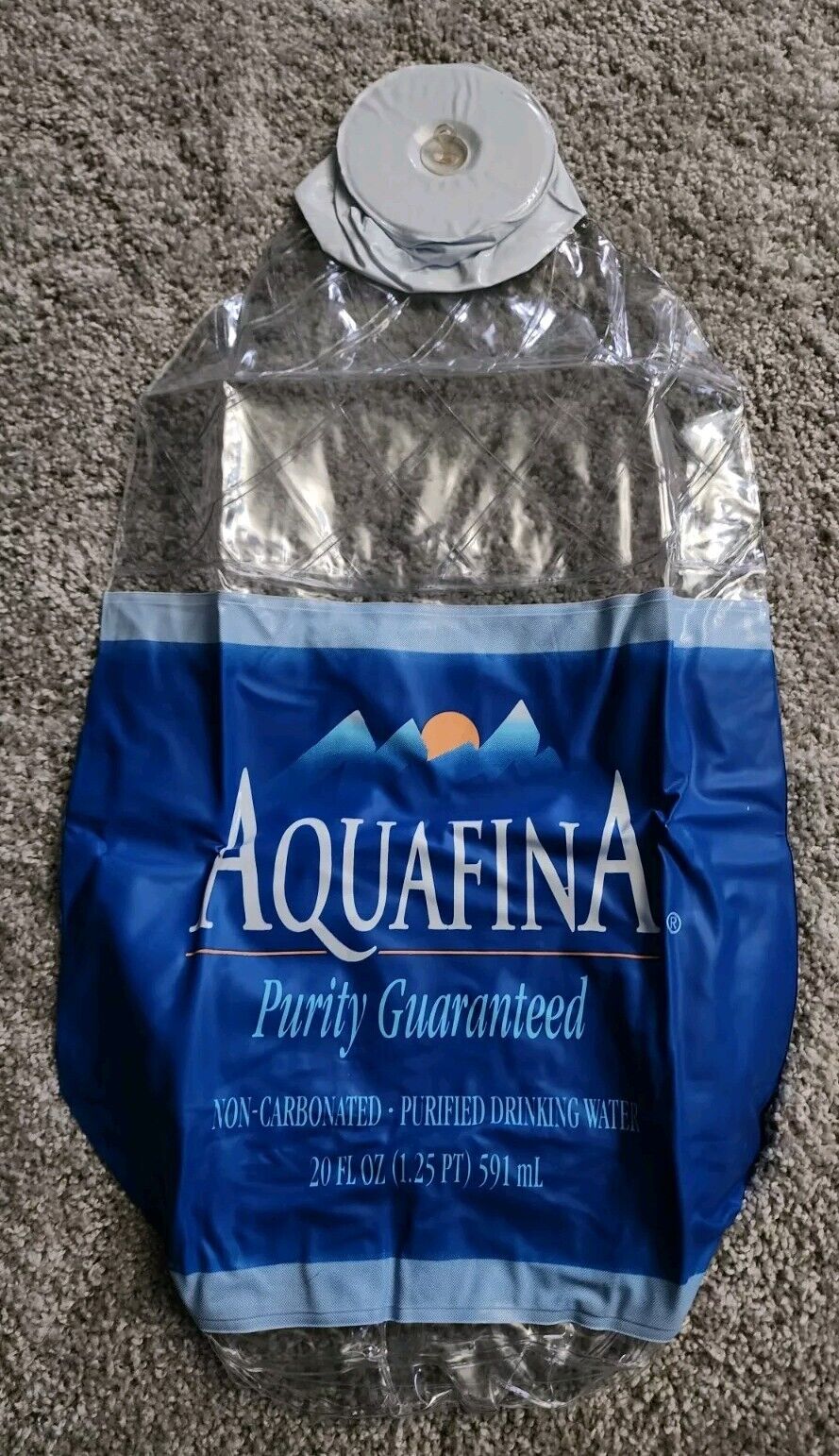 Aquafina RARE Blow Up Inflatable Drink Water Bottle 22\