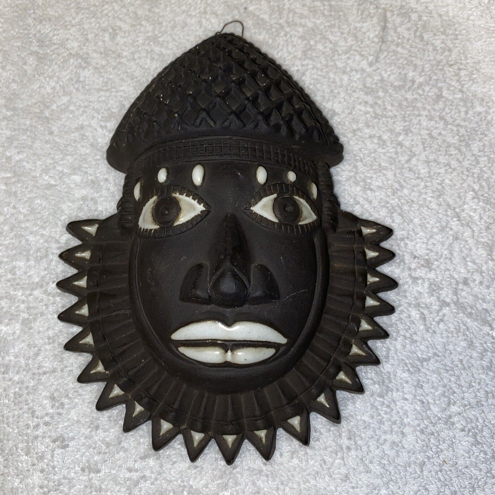 Beautiful Jaap Ravelli 1950’s Tribal Mask, No Chips Or Cracks, Signed