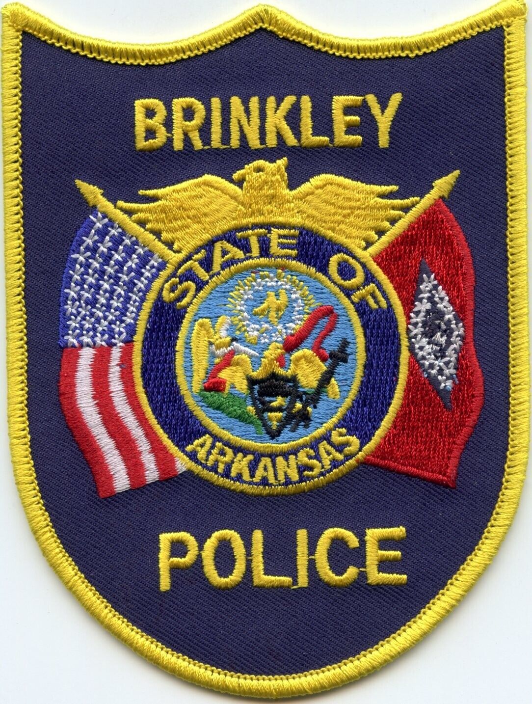 BRINKLEY ARKANSAS POLICE PATCH