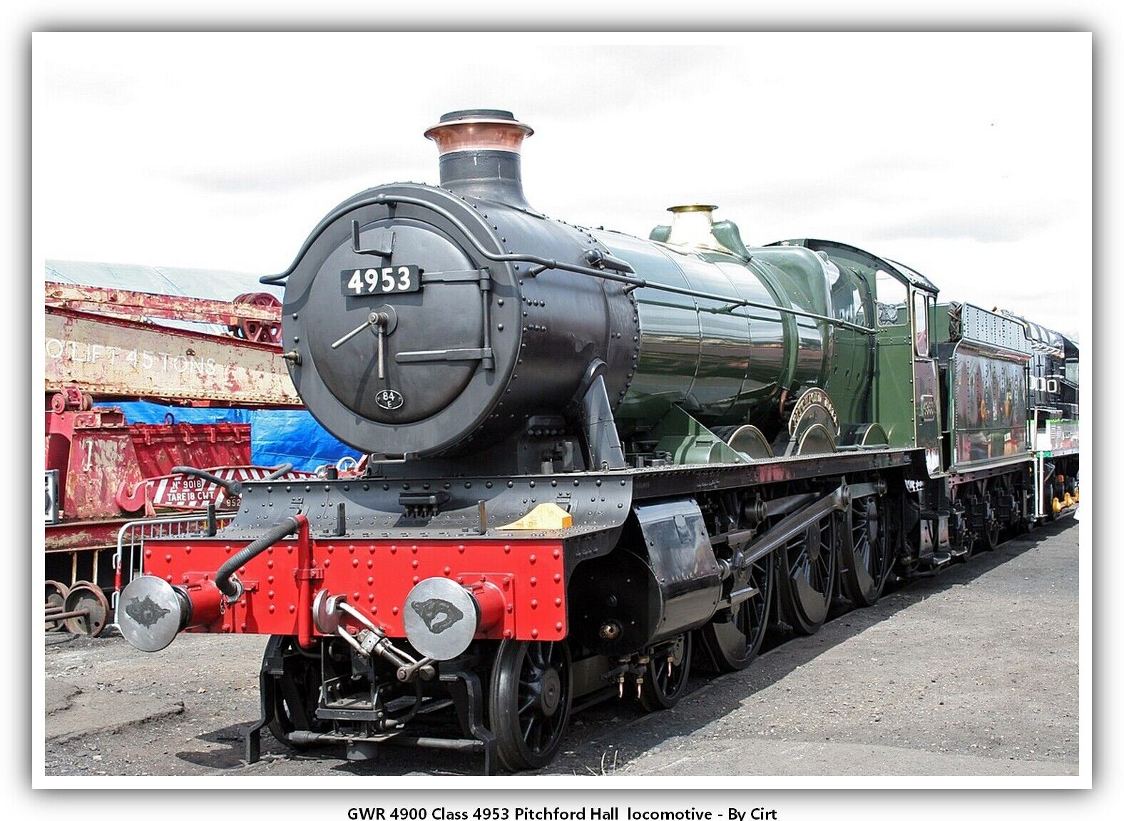 GWR 4900 Class 4953 Pitchford Hall  railroad Train Railway