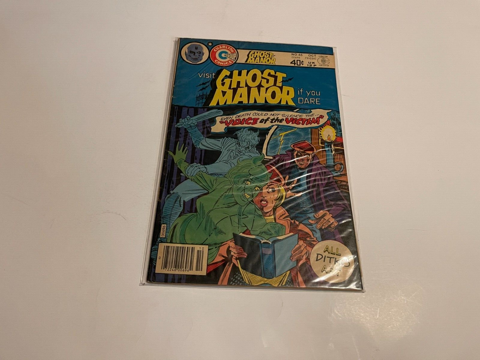 Ghost Manor #46 (Charlton Comics, 1979) Horror, Steve Ditko Art, Bronze Age nm
