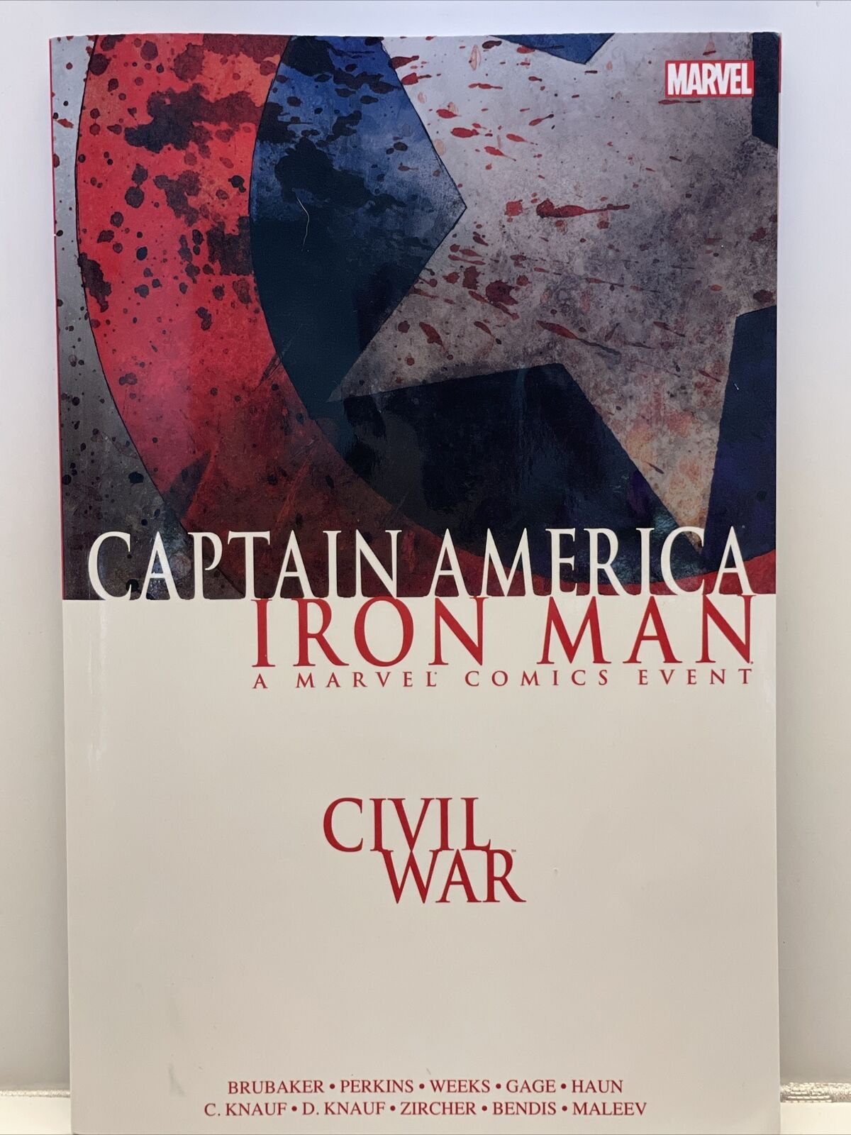 Civil War: Captain America/Iron Man by Charles Knauf (2016, Trade Paperback)